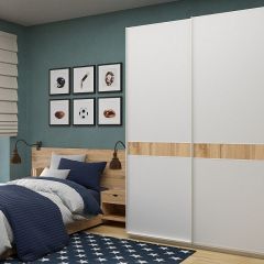 Шкаф-купе 1800 серии SOFT D6+D6+B2+PL3 (2 ящика+2штанги) профиль «Капучино» в Екатеринбурге - mebel24.online | фото 5