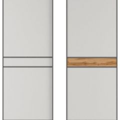 Шкаф-купе 2100 серии SOFT D4+D4+D4+B22+PL1 (по 2 ящика лев/прав+1штанга) профиль «Графит» в Екатеринбурге - mebel24.online | фото 10