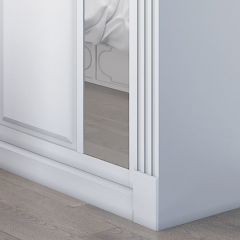 Шкаф-купе 2150 серии NEW CLASSIC K6Z+K1+K6+B22+PL2(по 2 ящика лев/прав+1 штанга+1 полка) профиль «Капучино» в Екатеринбурге - mebel24.online | фото 5