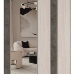 Шкаф-купе 2250 серии SILVER S5+S1+S5 B22+PL2 (по 2 ящика лев/прав+1 штанга+1 полка) профиль «Серебро» в Екатеринбурге - mebel24.online | фото 10