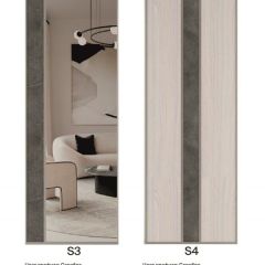 Шкаф-купе 2250 серии SILVER S5+S1+S5 B22+PL2 (по 2 ящика лев/прав+1 штанга+1 полка) профиль «Серебро» в Екатеринбурге - mebel24.online | фото 11