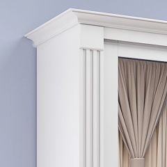 Шкаф-купе 2450 серии NEW CLASSIC K1+K1+K1+B22+PL4 (по 2 ящика лев/прав+F обр.штанга) профиль «Капучино» в Екатеринбурге - mebel24.online | фото 4