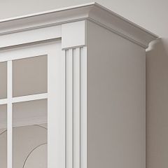 Шкаф-купе 2450 серии NEW CLASSIC K5+K5+K5+B22+PL3 (по 2 ящика лев/прав+1 штанга+1полка) профиль «Капучино» в Екатеринбурге - mebel24.online | фото 4