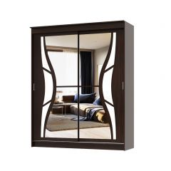 Шкаф-купе Бабочка 2.0 серия Альянс (Венге) в Екатеринбурге - mebel24.online | фото