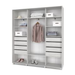 МАРТИН Шкаф-купе Шимо светлый (2200*450) М421 в Екатеринбурге - mebel24.online | фото 4