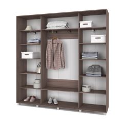 МАРТИН Шкаф-купе Шимо темный (2200*450) М421 в Екатеринбурге - mebel24.online | фото 2