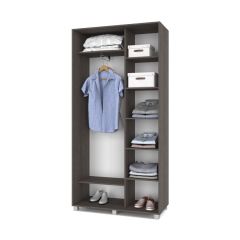 РОЛАНД Шкаф-купе Анкор темный (450*1100) Р411 в Екатеринбурге - mebel24.online | фото 2
