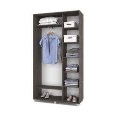 РОЛАНД Шкаф-купе Анкор темный (450*1200) Р421 в Екатеринбурге - mebel24.online | фото 2