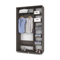 РОЛАНД Шкаф-купе Анкор темный (450*1300) Р431 в Екатеринбурге - mebel24.online | фото 3