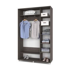 РОЛАНД Шкаф-купе Анкор темный (450*1400) Р441 в Екатеринбурге - mebel24.online | фото 3
