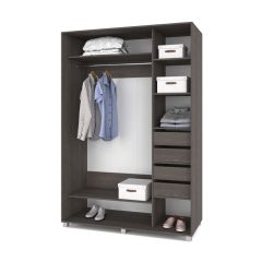 РОЛАНД Шкаф-купе Анкор темный (600*1700) Р671 в Екатеринбурге - mebel24.online | фото 4
