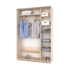 РОЛАНД Шкаф-купе Млечный дуб (450*1500) Р451 в Екатеринбурге - mebel24.online | фото 3