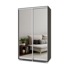 РОЛАНД Шкаф-купе с зеркалами Венге (450*1300) Р433 в Екатеринбурге - mebel24.online | фото 2
