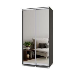 РОЛАНД Шкаф-купе с зеркалами Венге (450*1100) Р413 в Екатеринбурге - mebel24.online | фото 2