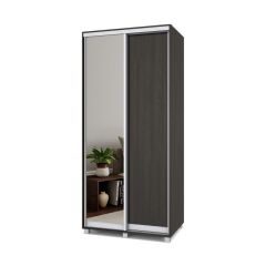 РОЛАНД Шкаф-купе с зеркалом Венге (450*1000) Р402 в Екатеринбурге - mebel24.online | фото 2