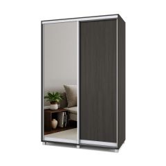 РОЛАНД Шкаф-купе с зеркалом Венге (450*1400) Р442 в Екатеринбурге - mebel24.online | фото 2