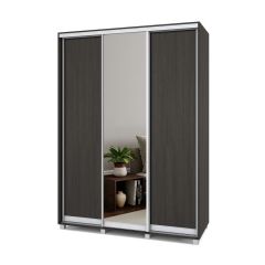 РОЛАНД Шкаф-купе с зеркалом Венге (450*1600) Р462 в Екатеринбурге - mebel24.online | фото 2