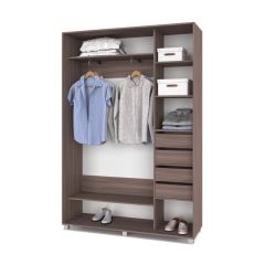 РОЛАНД Шкаф-купе Шимо темный (450*1100) Р411 в Екатеринбурге - mebel24.online | фото 4
