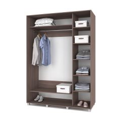РОЛАНД Шкаф-купе Шимо темный (600*1700) Р671 в Екатеринбурге - mebel24.online | фото 2