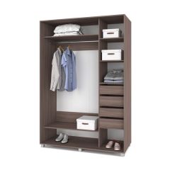 РОЛАНД Шкаф-купе Шимо темный (600*1700) Р671 в Екатеринбурге - mebel24.online | фото 4
