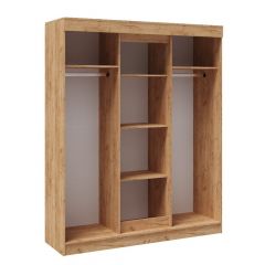 Шкаф-купе ТВИСТ Белый/Дуб крафт золотой в Екатеринбурге - mebel24.online | фото 2