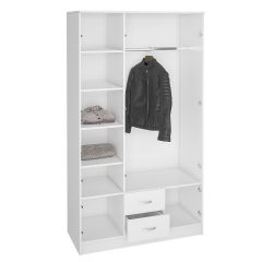 Шкаф Ронда ШК-3 с зеркалом (Белый) в Екатеринбурге - mebel24.online | фото 2