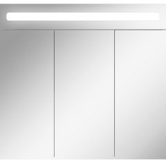 Шкаф-зеркало Аврора 80 с подсветкой LED Домино (DV8009HZ) в Екатеринбурге - mebel24.online | фото 4