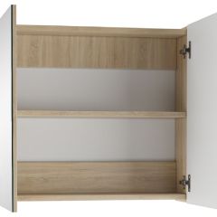 Шкаф-зеркало Мечта 60 Дуб сонома АЙСБЕРГ (DM2319HZ) в Екатеринбурге - mebel24.online | фото 2