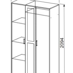 Спальный гарнитур МСП-1 (Ясень Анкор светлый) 1600 в Екатеринбурге - mebel24.online | фото 9