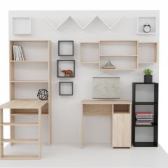 Стеллаж Элемент-1 (дуб сонома) в Екатеринбурге - mebel24.online | фото 4