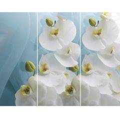 Стол Бостон-3 (Белая Орхидея) 1100/1420*700, опора Брифинг в Екатеринбурге - mebel24.online | фото 2