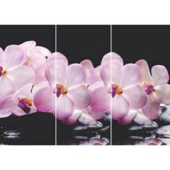 Стол Бостон-3 (Розовая Орхидея) 1100/1420*700, опора Брифинг в Екатеринбурге - mebel24.online | фото 2