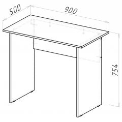 Стол компьютерный СК-16 (белый) в Екатеринбурге - mebel24.online | фото 2