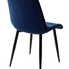 Стул CHIC BLUVEL-86 NAVY BLUE / черный каркас М-City в Екатеринбурге - mebel24.online | фото 3