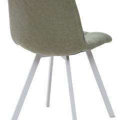 Стул CHILLI SQUARE UF860-11B мятный, ткань/ белый каркас М-City в Екатеринбурге - mebel24.online | фото 2