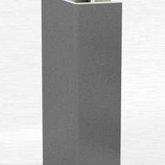 Угловое соединение для цоколя 135 гр. h150 мм (Алюминий, Белый, Черный, Сономаый) в Екатеринбурге - mebel24.online | фото