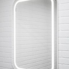 Зеркало Elis 100 white с подсветкой Sansa (SEe1045Z) в Екатеринбурге - mebel24.online | фото 3