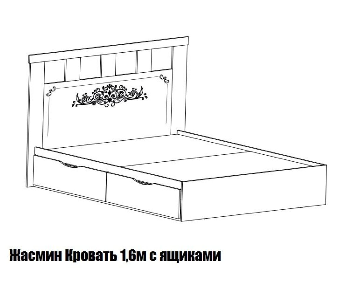 Как собрать кровать Жасмин