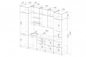 АЛЬБА Кухонный гарнитур Экстра (3000 мм) в Екатеринбурге - mebel24.online | фото 2