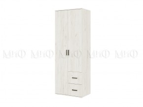 АЛТЕЯ Шкаф 2-х ств (Дуб крафт белый) в Екатеринбурге - mebel24.online | фото 1