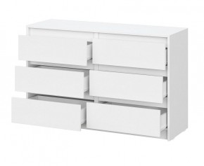 АЙДЕН КМ06-1200 Комод 6 ящиков (белый) в Екатеринбурге - mebel24.online | фото 2