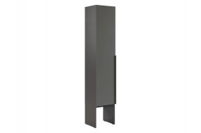 БАСКО Шкаф однодверный L400 (графит) в Екатеринбурге - mebel24.online | фото