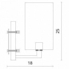 Бра Divinare Porta 5933/01 AP-1 в Екатеринбурге - mebel24.online | фото 3