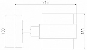 Бра Eurosvet Arcada 70127/1 черный/ дымчатый в Екатеринбурге - mebel24.online | фото 3