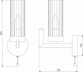 Бра Eurosvet Arganie 60133/1 латунь в Екатеринбурге - mebel24.online | фото 3