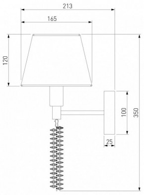 Бра Eurosvet Charuel 60148/1 матовое золото в Екатеринбурге - mebel24.online | фото