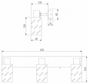 Бра Eurosvet Fente 20090/3 белый/хром в Екатеринбурге - mebel24.online | фото 5