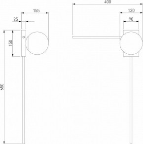 Бра Eurosvet Fredo 40034/1 латунь в Екатеринбурге - mebel24.online | фото 4