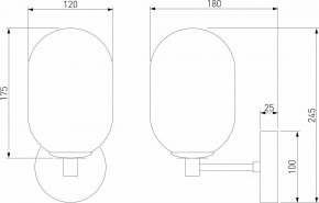 Бра Eurosvet Loona 60161 латунь в Екатеринбурге - mebel24.online | фото 4