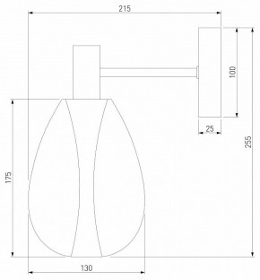 Бра Eurosvet Magma 60175/1 латунь в Екатеринбурге - mebel24.online | фото 3
